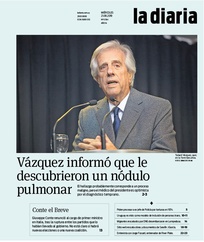 Tapa de la diaria del miércoles 21 de agosto de 2019