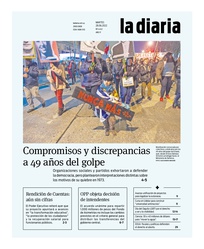 Tapa de la diaria del martes 28 de junio de 2022