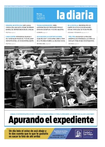 Tapa de la diaria del martes 12 de octubre de 2010