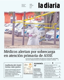 Tapa de la diaria del lunes 21 de junio de 2021