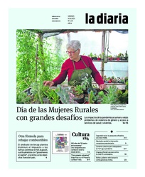 Tapa de la diaria del viernes 15 de octubre de 2021