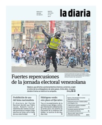 Tapa de la diaria del martes 30 de julio de 2024