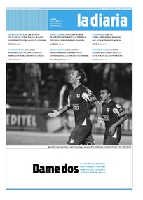 Tapa de la diaria del lunes 29 de abril de 2013