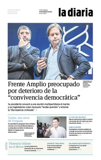 Tapa de la diaria del sábado 10 de septiembre de 2022
