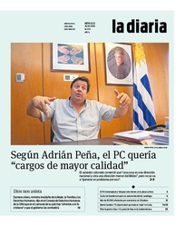 Tapa de la diaria del miércoles 26 de febrero de 2020