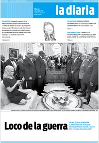Tapa de la diaria del martes 28 de febrero de 2017