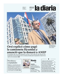 Tapa de la diaria del miércoles 3 de junio de 2026