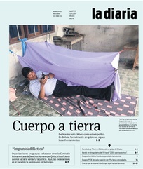 Tapa de la diaria del martes 12 de noviembre de 2019
