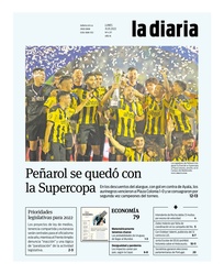 Tapa de la diaria del lunes 31 de enero de 2022