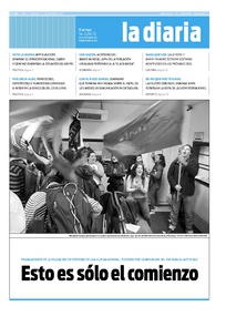 Tapa de la diaria del viernes 14 de junio de 2013