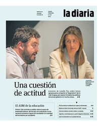 Tapa de la diaria del jueves 19 de septiembre de 2019