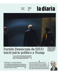 Tapa de la diaria del miércoles 25 de septiembre de 2019