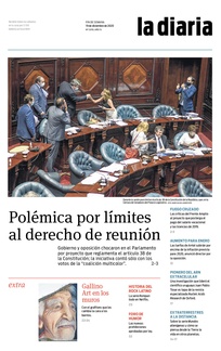 Tapa de la diaria del sábado 19 de diciembre de 2020