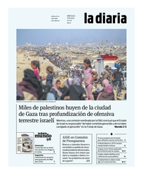 Tapa de la diaria del miércoles 17 de septiembre de 2025