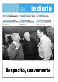 Tapa de la diaria del lunes 20 de mayo de 2013