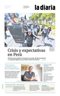 Tapa de la diaria del sábado 14 de enero de 2023