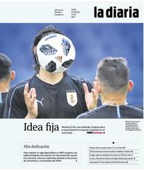 Tapa de la diaria del lunes 25 de junio de 2018