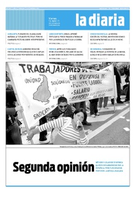 Tapa de la diaria del viernes 13 de mayo de 2011