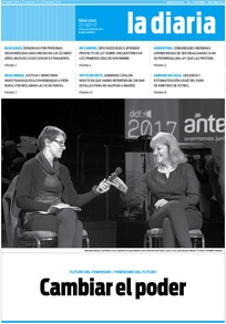 Tapa de la diaria del miércoles 27 de septiembre de 2017