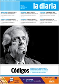 Tapa de la diaria del martes 12 de septiembre de 2017