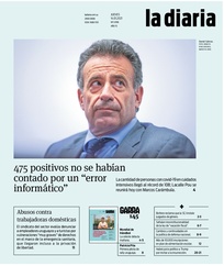 Tapa de la diaria del jueves 14 de enero de 2021