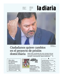 Tapa de la diaria del miércoles 24 de mayo de 2023