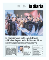 Tapa de la diaria del lunes 8 de septiembre de 2025