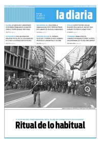 Tapa de la diaria del viernes 24 de mayo de 2013