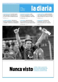 Tapa de la diaria del lunes 12 de marzo de 2012