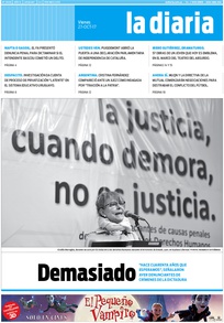 Tapa de la diaria del viernes 27 de octubre de 2017