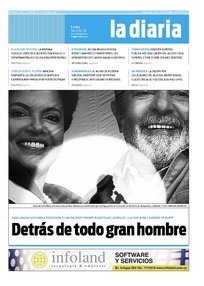 Tapa de la diaria del lunes 14 de junio de 2010