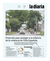 Tapa de la diaria del jueves 14 de diciembre de 2023