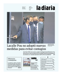 Tapa de la diaria del jueves 8 de abril de 2021