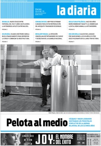 Tapa de la diaria del viernes 8 de enero de 2016