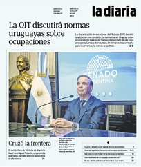 Tapa de la diaria del miércoles 12 de junio de 2019