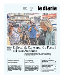 Tapa de la diaria del martes 21 de marzo de 2023