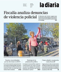 Tapa de la diaria del martes 3 de noviembre de 2020