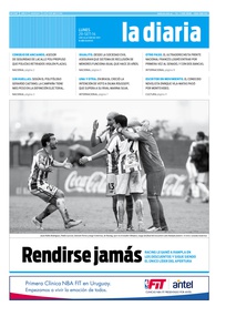 Tapa de la diaria del lunes 29 de septiembre de 2014