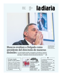 Tapa de la diaria del lunes 4 de agosto de 2025