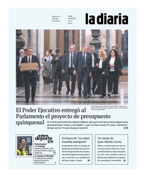 Tapa de la diaria del lunes 1 de septiembre de 2025