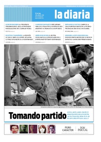 Tapa de la diaria del viernes 28 de agosto de 2009