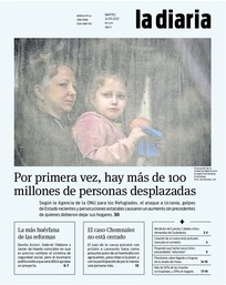 Tapa de la diaria del martes 24 de mayo de 2022
