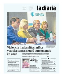Tapa de la diaria del miércoles 26 de abril de 2023
