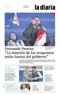 Tapa de la diaria del sábado 6 de julio de 2024