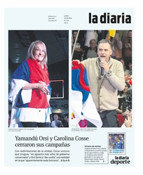 Tapa de la diaria del lunes 24 de junio de 2024