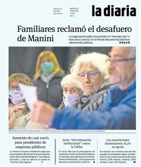 Tapa de la diaria del miércoles 2 de septiembre de 2020