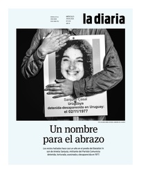 Tapa de la diaria del miércoles 29 de mayo de 2024