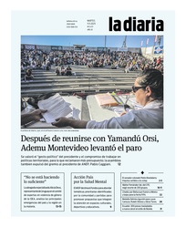 Tapa de la diaria del martes 11 de noviembre de 2025