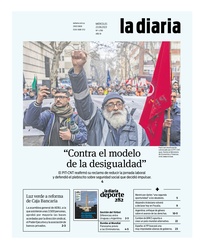 Tapa de la diaria del miércoles 23 de agosto de 2023