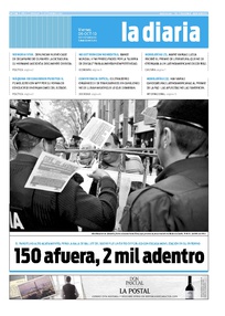 Tapa de la diaria del viernes 8 de octubre de 2010